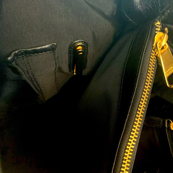 ✨BADGLEY MISCHKA✨ Black Leather Handbag - Picture 7 of 9